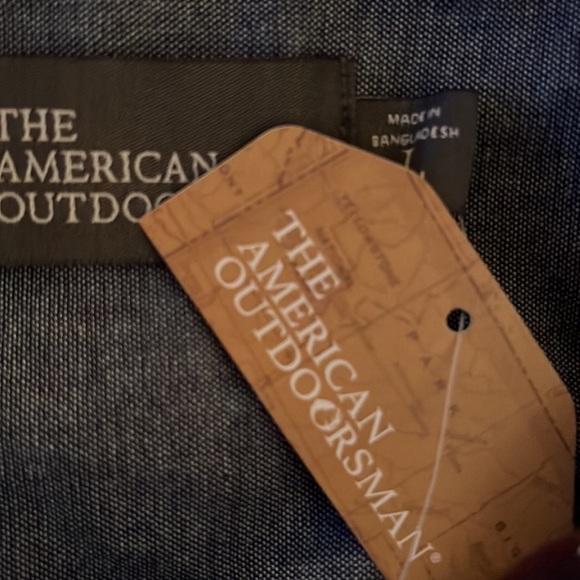 NWT The American Outdoorsman Mid-Weight Button Down Flannel L - Picture 9 of 9